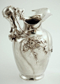 WMF Figural Art Nouveau Pitcher, Germany circa 1907.