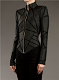 Gareth Pugh geometric panelled jacket - could see this for a TRON something or other