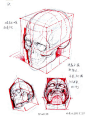 #自学美术资料集#  人体结构动态系列