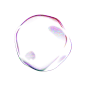 创意潮流抽象透明紫色气泡装饰PNG图案 平面卡片海报设计素材 (27)