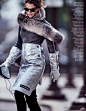 ​法国超模 Chloe Lecareux 为《Elle》杂志意大利版拍摄一组时尚大片