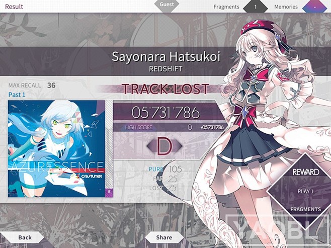 日系音游《arcaea》界面 欣赏 - ...