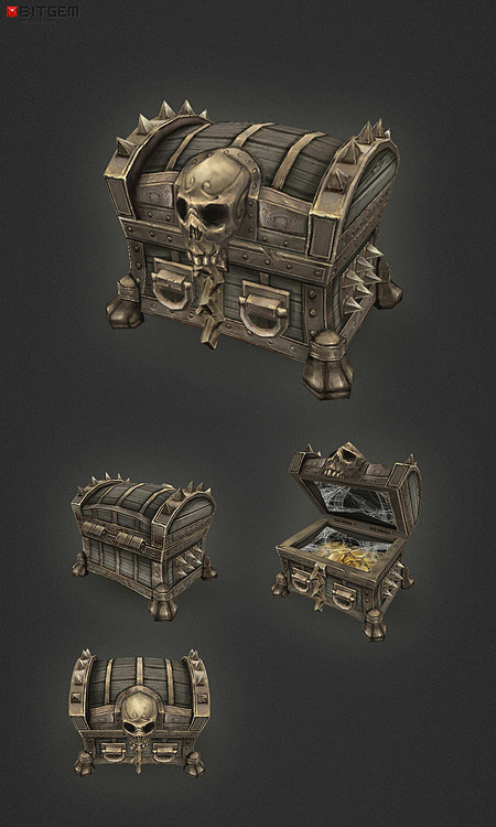 Low Poly Treasure Ch...