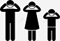 戴口罩的人大人小孩图标 标志 UI图标 设计图片 免费下载 页面网页 平面电商 创意素材