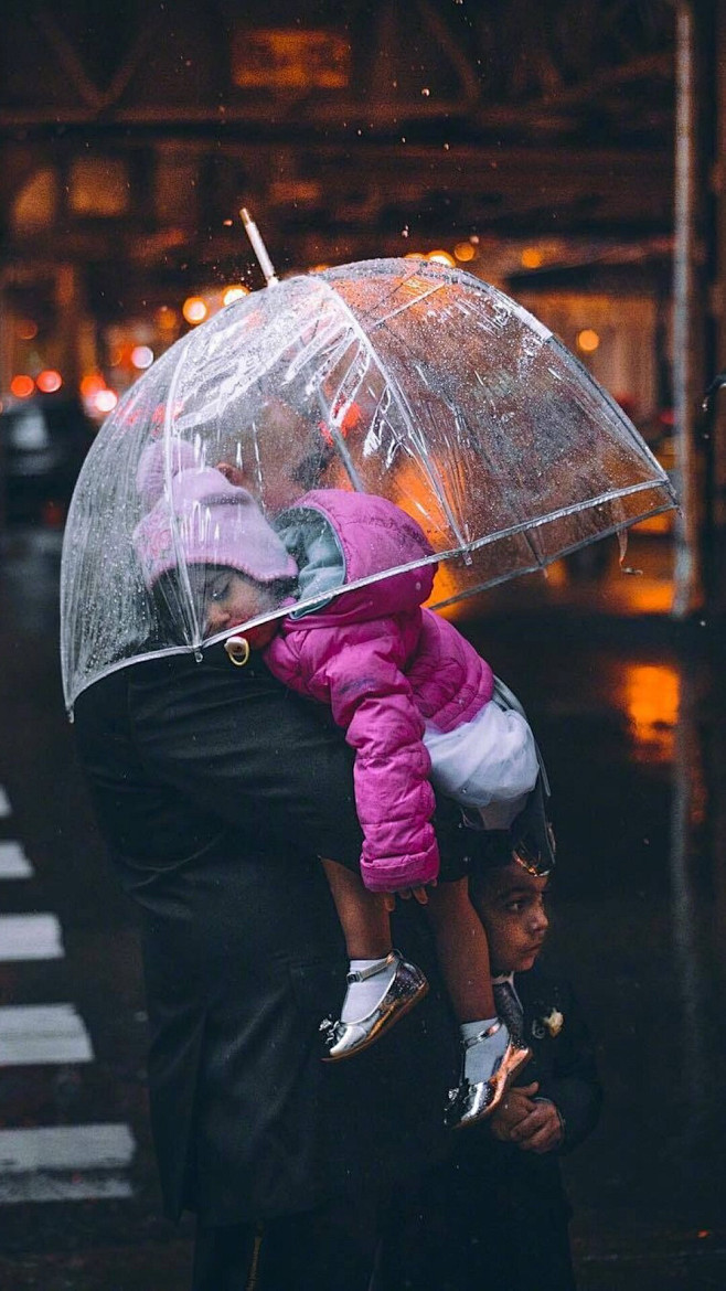 雨中