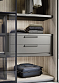 Wardrobe with sliding doors LAYER By Novamobili : Download the catalogue and request prices of Layer By novamobili, wardrobe with sliding doors