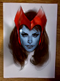 Scarlet Witch, Ben Oliver : Scarlet Witch by Ben Oliver on ArtStation.