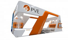PVE掌讯电子科技展览展台效果图下载