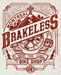 BRAKELESS - IDLEHAND - tees shirt design by MEKA , via Behance