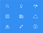 An Icon set for use when journey mapping a experience.