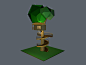 Low-Poly Treehouse : An activity I finished based on Mt. Mograph's tutorial.