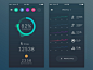【新提醒】运动数据展示界面设计-UI设计网uisheji.com - #UI#