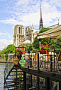 River deck, Paris, France