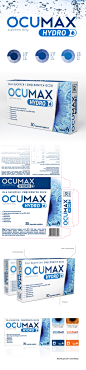 Ocumax HYDRO | logo&packaging : Client: OnTheRocks for Lek-Am Pharmaceutical Company Ltd.Packaging design for dietary supplement. Project includes both logo and package design.