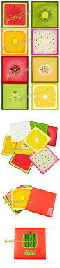 【Jiongbox创意盒子】水果明信片|手绘水果明信片|原创俏皮明信片-淘宝网