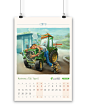 OKKO - Calendar 2015 : This calendar was created to show different characters of "OKKO" gas station customers. Every illustration shows its own little story about driver and his car in humorous way.