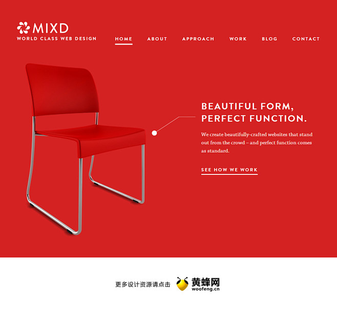 Mixd世界级的网页设计，来源自黄蜂网h...