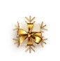 礼物 礼盒 金色圣诞节 新年素材装饰元素 PNG免抠图
