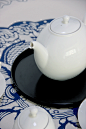 出口欧洲 欧式陶瓷茶具礼品 现代简约设计 咖啡套装礼物 11件套 蓝房子 原创 新款 2013 正品 代购  淘宝