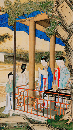 honghui采集到仕女人物绘（国画）