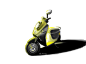 复古的未来科技风格Mini E Scooter概念车::设计路上::网页设计、网站建设、平面设计爱好者交流学习的地方