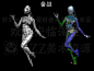 空手_女法师_浮空 BIP BIP动作 CS骨骼 max动画 3D动作-淘宝网