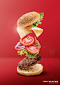 The Counter burger poster design