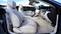 White Leather Bucket Car Seat