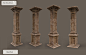 Multiple Roman Ruin Props