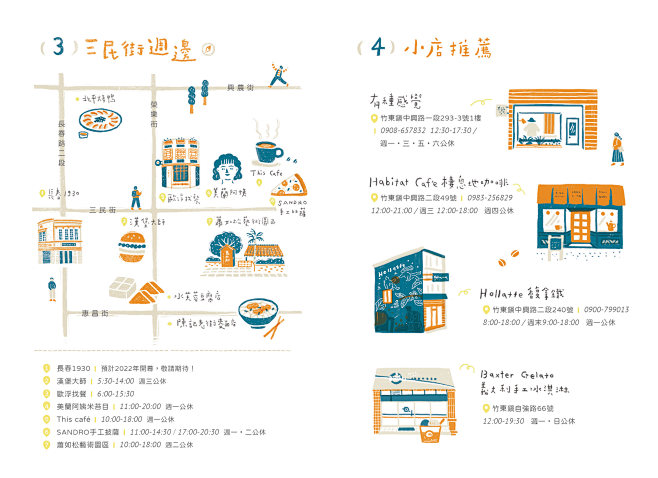 竹東散步地圖｜Map for Zhudo...