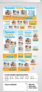 Holiday Web Banners - Banners & Ads Web Elements