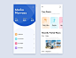 Profile UI apps dubai design flat clean icon branding travel profile ux ui inspiration ios interface app design app