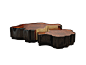 HORIZON | Coffee table for living room By Malabar : Modular coffee table for living room