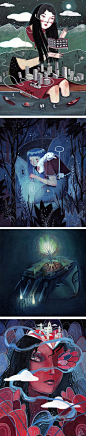 Julia Iredale | surreal illustration | illustrations of women | fairy tale art