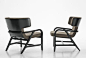 Design: Antonio Citterio To the small armchair Fulgens, which has the vocation of a unique...