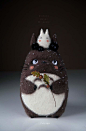 羊毛毡艺术家Kristina Shablina所制作出来的《龙猫羊毛毡》，简直太可爱了，和插画一般。