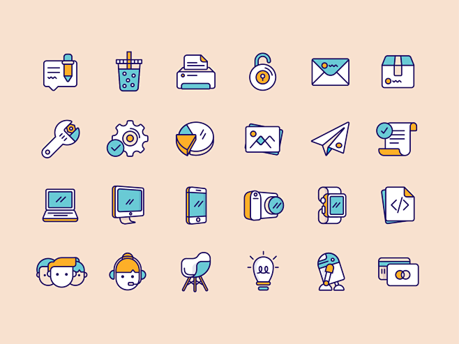 Icon set 2015