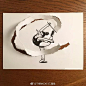 #三鹰堂功夫茶馆# 别人的A4纸。。。就是牛逼！——
丹麦一位艺术家huskmitnavn1在自己绘制的卡通插画上，通过剪裁、折叠纸张的技巧创作了许多看上去十分立体的作品。每一幅都充满了故事性。 ​​​​