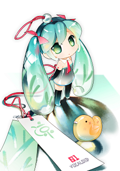 插画革命采集到初音未来，V家