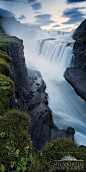 Gullfoss, The golden Waterfall, Iceland