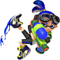 Splatoon <wbr>喷射战士 <wbr>Nintendo任天堂 <wbr>WIIU