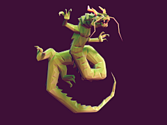 YuggR采集到Low Poly Creature
