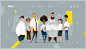 Main Abstract Web Page with Cartoon Business Characters #Web, #Abstract, #Main, #Page