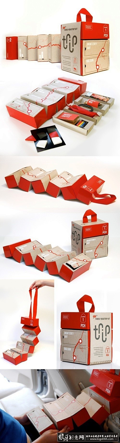 [包装灵感] 折叠盒子设计 包装盒设计 ...