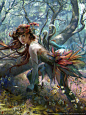 forest spirit 1, Jana Schirmer : illustration done for Applibot