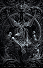 Three circles of hell  ( 3 covers ), Nekro . : Three circles of hell  ( 3 covers ) by Nekro . on ArtStation.