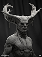 GOW - DarkOne Elite, Glauco Longhi : These guys are the Bosses of the DarkOne Family. 
Sculpted their faces/acessories, textured and worked on the variants. 
The original DarkOne body was sculpted by Raf Grassetti.
Eric Valdes did polish work on their tex