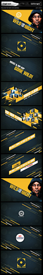 Styleframes and story boards for motion graphic design and branding  WILD FOR THE NIGHT by Jossi Afargan, via Behance: 