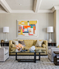 Back Bay Residence - contemporary - Living Room - Boston - Terrat Elms Interior Design