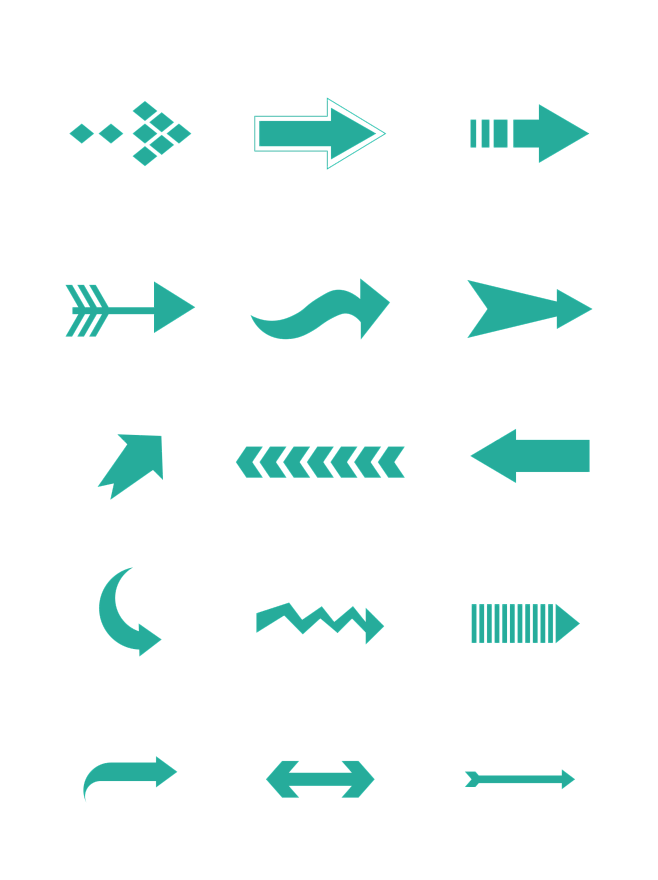 矢量箭头元素icon方向指示图标免抠标志